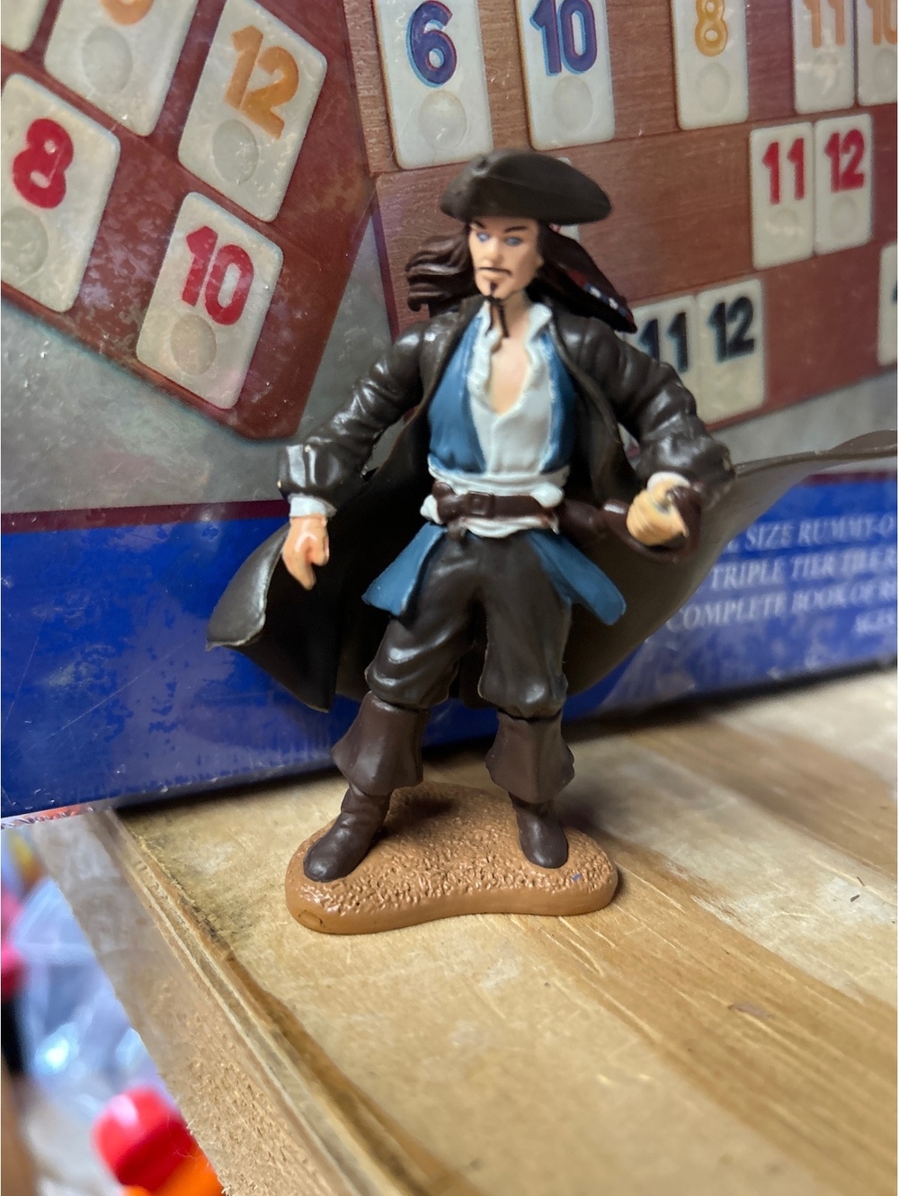 Disney Pirates Of The Caribbean Captain Jack Sparrow 3 1/2" PVC Figure